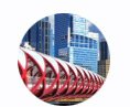 Calgary Peace Bridge round