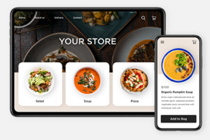 online store restaurant menu